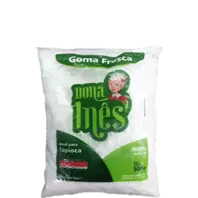 Oferta de GOMA DE TAPIOCA FRESCA DONA INES 500G por R$3,99 em Super Lagoa