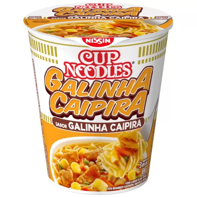 Oferta de CUP NOODLES GALINHA CAIPIRA 69G por R$3,99 em Super Lagoa