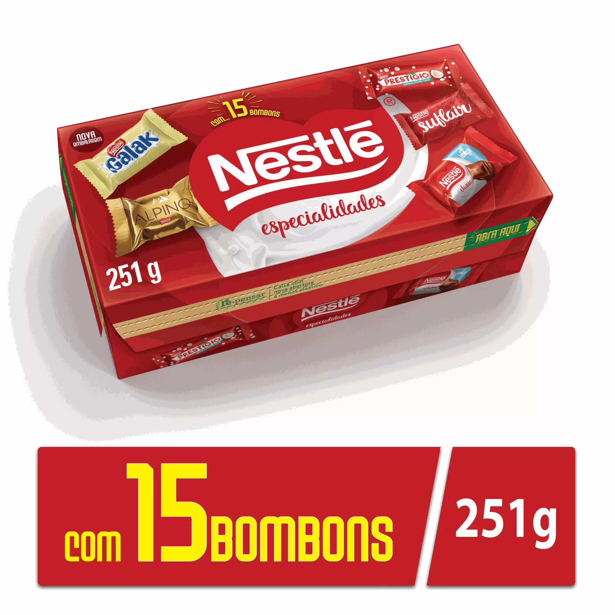 Oferta de BOMBOM NESTLÉ ESPECIALIDADES CAIXA 251G por R$14,59 em Super Lagoa