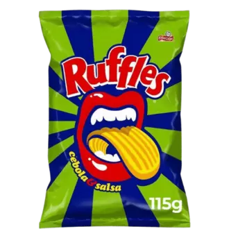 Oferta de BATATA RUFFLES 115G CEBOLA E SALSA por R$8,99 em Super Lagoa