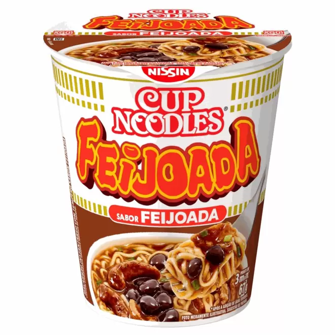 Oferta de MACARRÃO INSTANTÂNEO FEIJOADA CUP NOODLES COPO 67G por R$3,99 em Super Lagoa