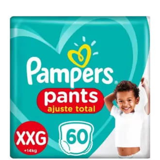 Oferta de FRALDA DESC PAMPERS PANTS BAG por R$104,99 em Super Lagoa