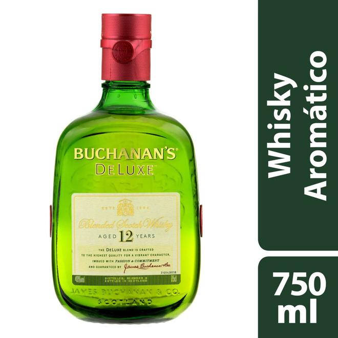 Oferta de Whisky Escocês Blended Buchanan's Deluxe Garrafa 750ml por R$149,9 em Super Nosso