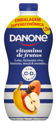 Oferta de Iogurte Parcialmente Desnatado com Preparado de Vitamina de Frutas Danone Garrafa 1,25kg Embalagem Supereconômica por R$11,99 em Super Nosso