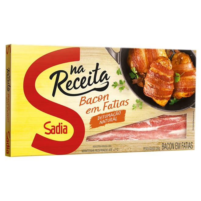 Oferta de Bacon em Fatias Sadia na Receita 250g por R$13,99 em Super Nosso