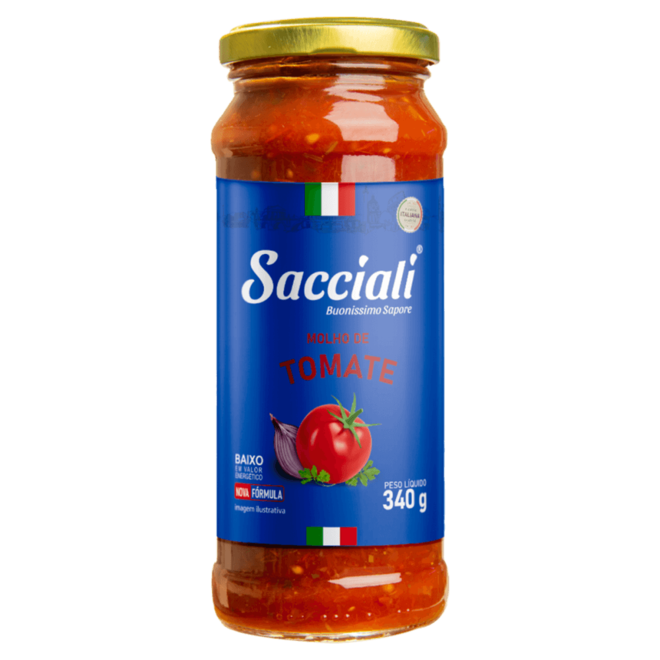 Oferta de Molho de Tomate Encorpado Sacciali Vidro 340g por R$6,99 em Super Nosso