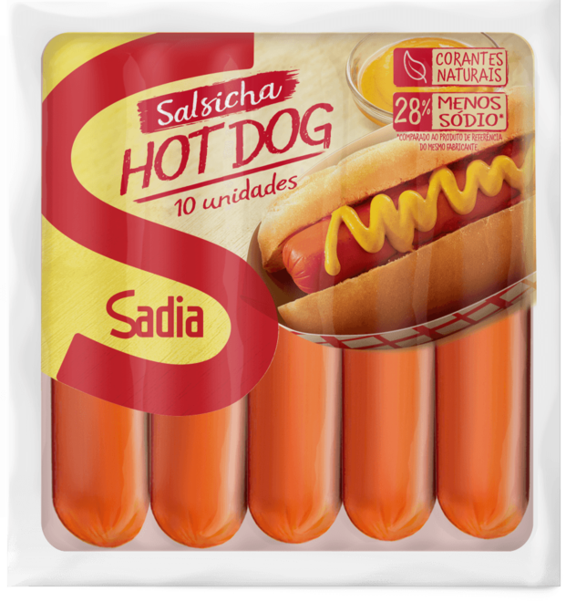 Oferta de Salsicha Hot-Dog Sadia 500g 10 Unidades por R$8,99 em Super Nosso