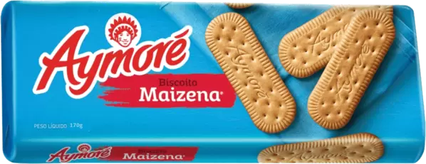 Oferta de Biscoito Maizena Aymoré Pacote 170g por R$2,89 em Super Nosso