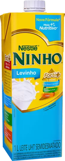 Oferta de Leite UHT Semidesnatado Ninho Levinho Forti+ Caixa com Tampa 1l por R$5,99 em Super Nosso