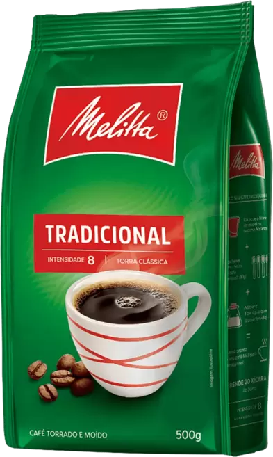 Oferta de Café Torrado e Moído Tradicional Melitta Pacote 500g por R$17,99 em Super Nosso