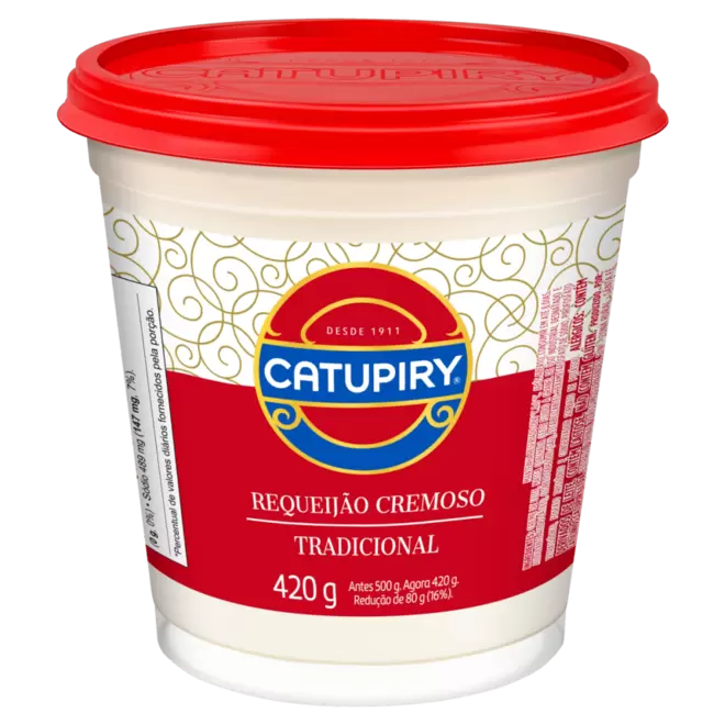 Oferta de Requeijão Cremoso Tradicional Catupiry Pote 420g por R$18,99 em Super Nosso