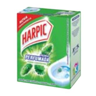 Oferta de Detergente Sanitário em Pedra Bosque de Pinho Harpic 20G por R$3,99 em Supermercado Bergamini