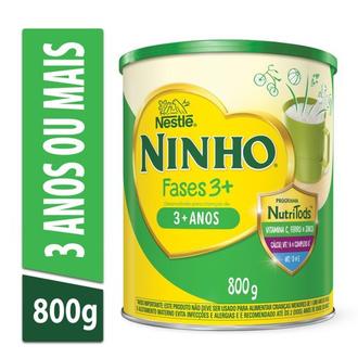 Oferta de Composto Lácteo Fases 3 + Nestlé Ninho 800g por R$39,9 em Supermercado Bergamini