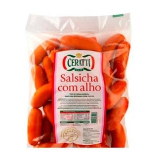 Oferta de Salsicha Alho Ceratti Kg por R$29,98 em Supermercado Bergamini