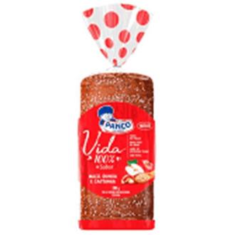 Oferta de Pão Integral Maçã, Quinoa e Castanha Panco Vida Pacote 380g por R$9,98 em Supermercado Bergamini