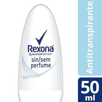 Oferta de Desodorante Antitranspirante Roll On sem Perfume Rexona 50Ml por R$8,99 em Supermercado Bergamini