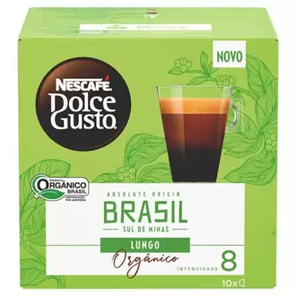 Oferta de Capsula Nescafe Dolce Gusto Organico 80g por R$16,99 em Supermercado Bergamini