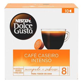 Oferta de Café em Cápsula Torrado e Moído Caseiro Intenso Dolce Gusto Nescafé 10un por R$15,99 em Supermercado Bergamini
