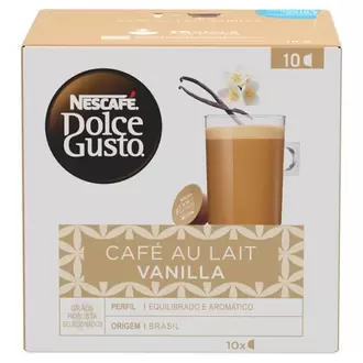 Oferta de Capsula Nescafe Dolce Gusto Café Au Lait Baunilha 100g por R$16,99 em Supermercado Bergamini