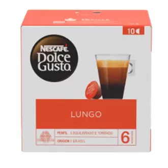 Oferta de Cápsula Nescafe Dolce Gusto Lungo 70g por R$16,99 em Supermercado Bergamini