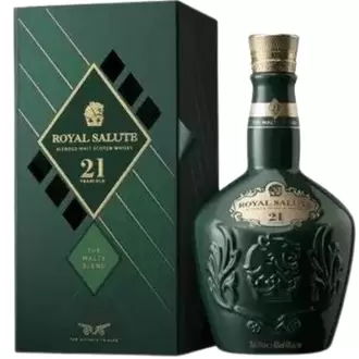 Oferta de Whisky 21 Anos The Malts Blend Escocês Royal Salute 750Ml por R$899 em Supermercado Bergamini