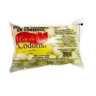 Oferta de Ovo de Codorna em Conserva Cia da Codorna 500g por R$19,98 em Supermercado Bergamini