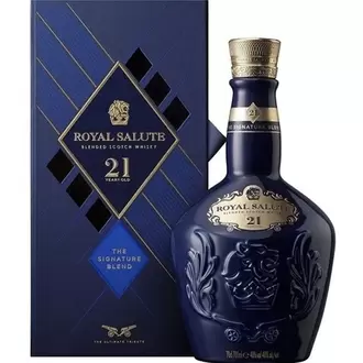 Oferta de Whisky 21 Anos The Signature Blend Escocês Royal Salute 750ml por R$699,8 em Supermercado Bergamini