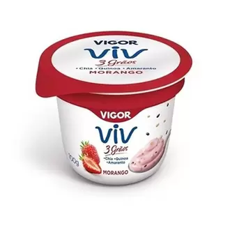 Oferta de Iogurte Integral Viv 3 Grãos Sabor Morango Vigor 100g por R$4,59 em Supermercado Bergamini