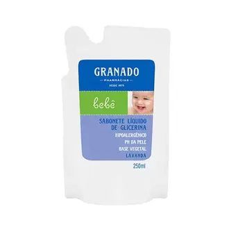 Oferta de Sabonete Líquido Granado Bebê Lavanda Refil 250ml por R$16,99 em Supermercado Bergamini