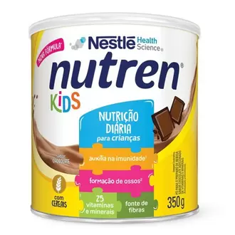 Oferta de Suplemento Alimentar Kids Chocolate Nutren 350g por R$26,99 em Supermercado Bergamini