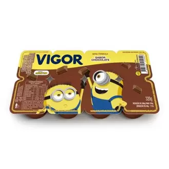 Oferta de Sobremesa Láctea Sabor Chocolate Minions Vigor 320g por R$9,9 em Supermercado Bergamini