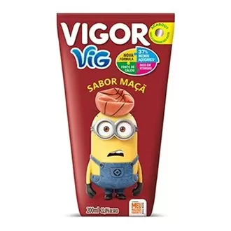 Oferta de Bebida de Maçã Vigor 200ml por R$1,99 em Supermercado Bergamini