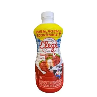 Oferta de Bebida Láctea Morango Elegê Garrafa 1,150g por R$11,99 em Supermercado Bergamini