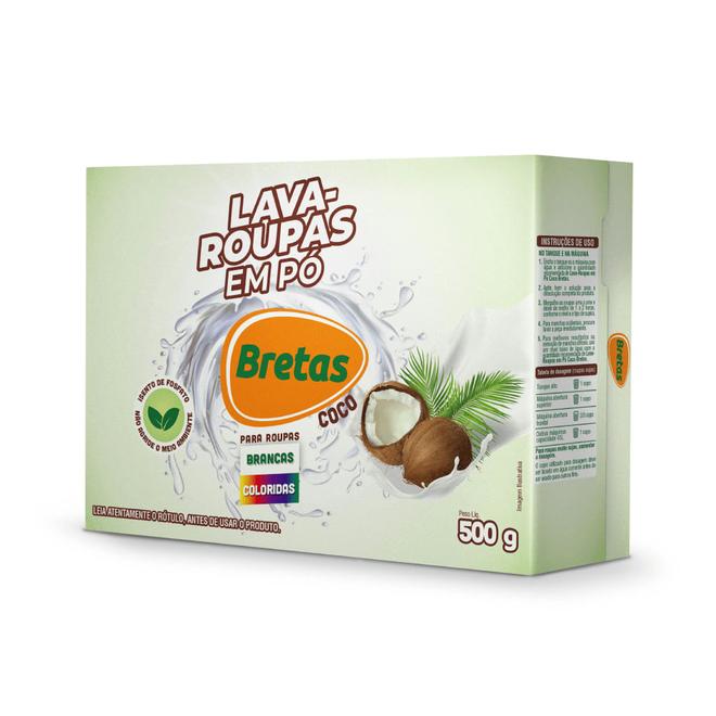Oferta de Sabao Po Bretas Coco 500g por R$7,49 em Supermercado Bretas