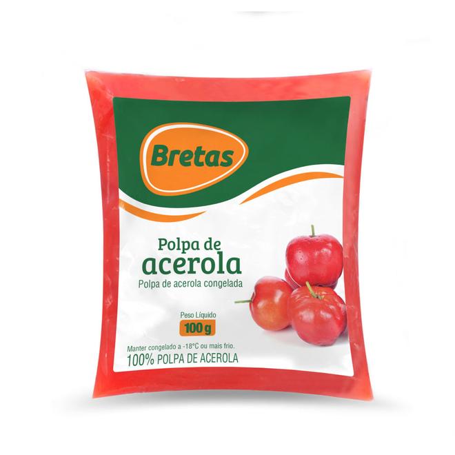 Oferta de Polpa Fruta Bretas Acerola 100g por R$2,99 em Supermercado Bretas