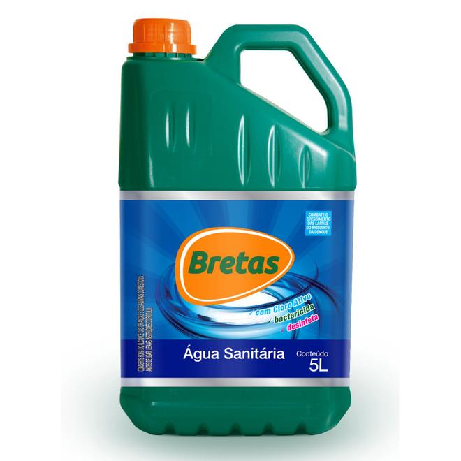 Oferta de Água Sanitária Bretas 5l por R$9,79 em Supermercado Bretas