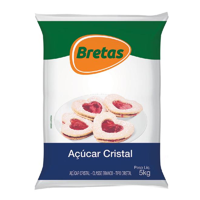 Oferta de Açúcar Cristal Bretas 5Kg por R$17,99 em Supermercado Bretas