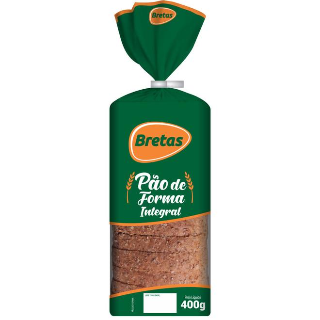 Oferta de Pão de Forma Integral Bretas 400g por R$7,99 em Supermercado Bretas