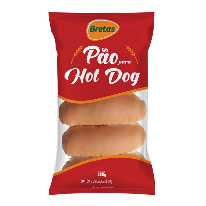 Oferta de Pão de Hot Dog Bretas 250g c/ 5 Unid por R$6,39 em Supermercado Bretas