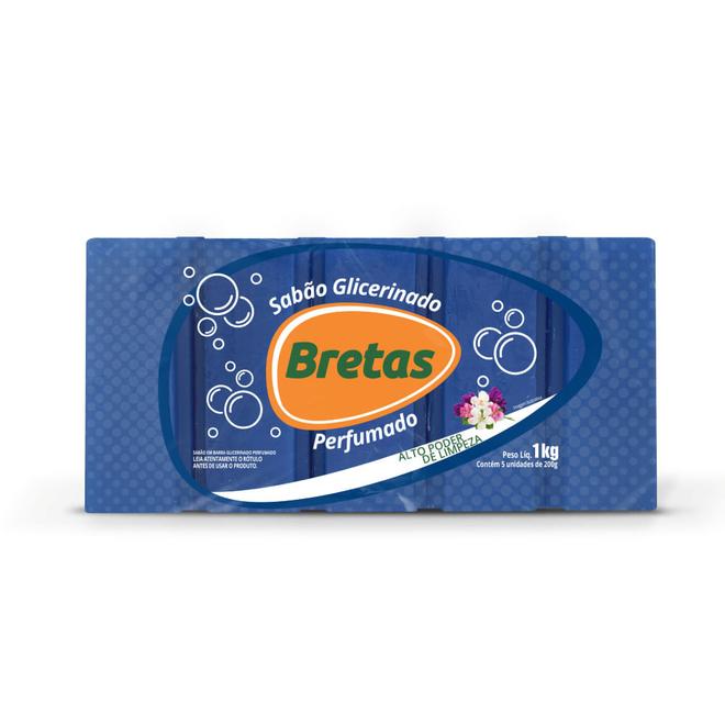 Oferta de Sabao Bretas 200g c/ 5, Perf por R$7,19 em Supermercado Bretas