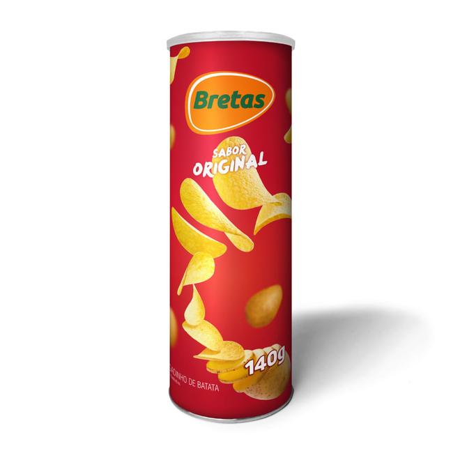 Oferta de Batata Tubo Bretas Original 140g por R$10,99 em Supermercado Bretas