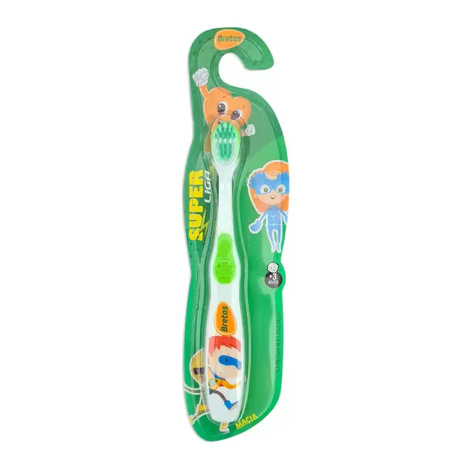 Oferta de Escova Dental Bretas Infantil Macia por R$6,99 em Supermercado Bretas