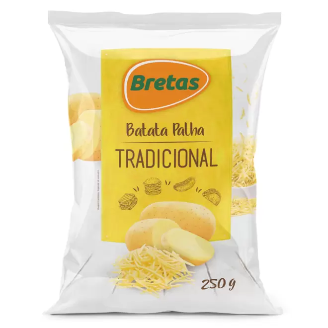 Oferta de Batata Palha Bretas Tradicional 250g por R$10,49 em Supermercado Bretas