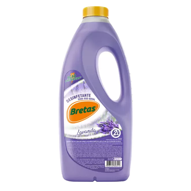 Oferta de Desinfetante Bretas Lavanda 2l por R$6,69 em Supermercado Bretas