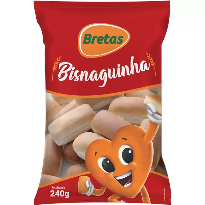 Oferta de Bisnaguinha Bretas 240g por R$4,59 em Supermercado Bretas