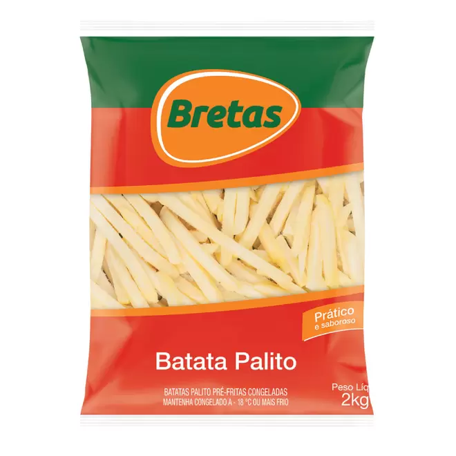 Oferta de Batata Palito Bretas Congelada Pacote 2Kg por R$29,9 em Supermercado Bretas