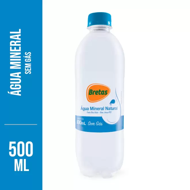 Oferta de Agua Mineral Bretas s/ Gás 500ml por R$1,19 em Supermercado Bretas