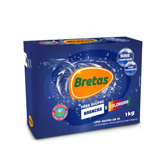 Oferta de Sabao Po Bretas 1Kg, Original por R$7,89 em Supermercado Bretas