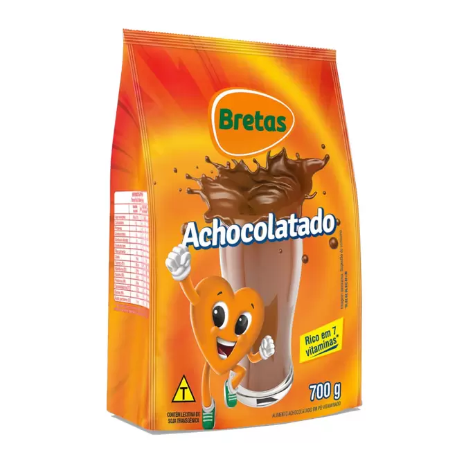 Oferta de Achocolatado em Pó Bretas Sachê 700g por R$8,49 em Supermercado Bretas