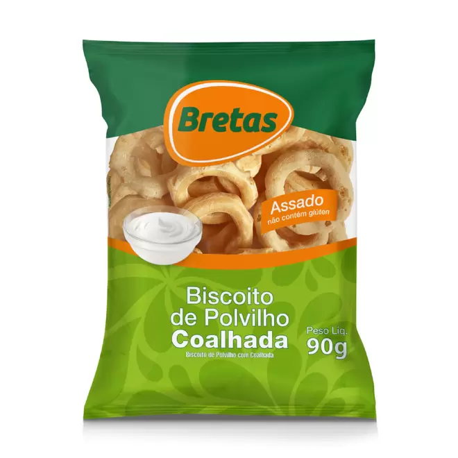 Oferta de Biscoito Polvilho Bretas Coalhada 90g por R$7,69 em Supermercado Bretas